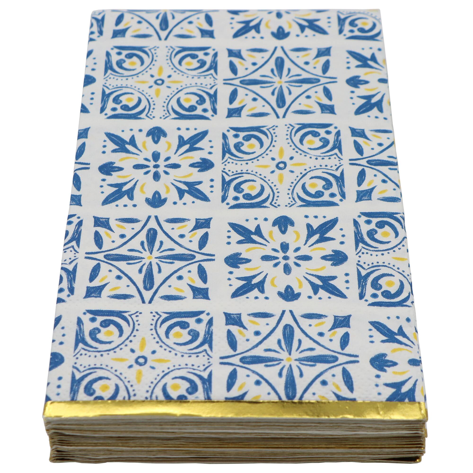 Citrus Kitchen Blue Tile Paper Guest Napkins, 20ct. by Celebrate It™